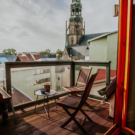 Traumhaftes Apartment Am Dom Mit Grosser Dachterrasse Zwickau Bagian luar foto